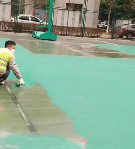 重庆球场地面翻新