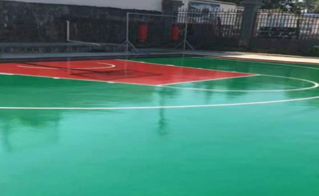 重庆篮球场翻新地面